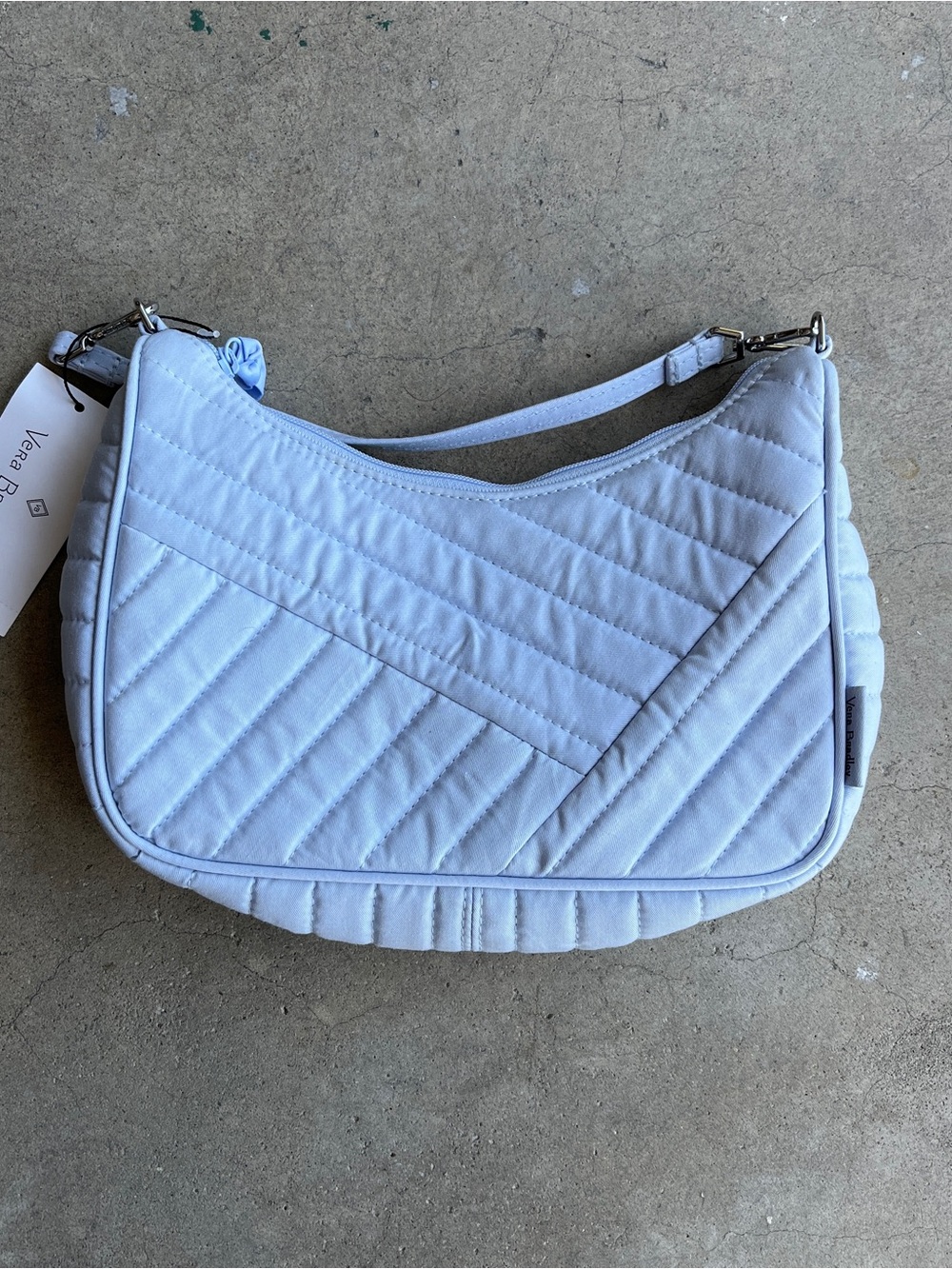 Vera Bradley Pastel Blue Quilted Shoulder Bag
